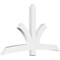 Ekena Millwork Davenport Architectural Grade PVC Gable Bracket, 84"W x 49"H x 4"D x 6"F, 14/12 Pitch GBP084X49X0406DAV00 - alternate 1